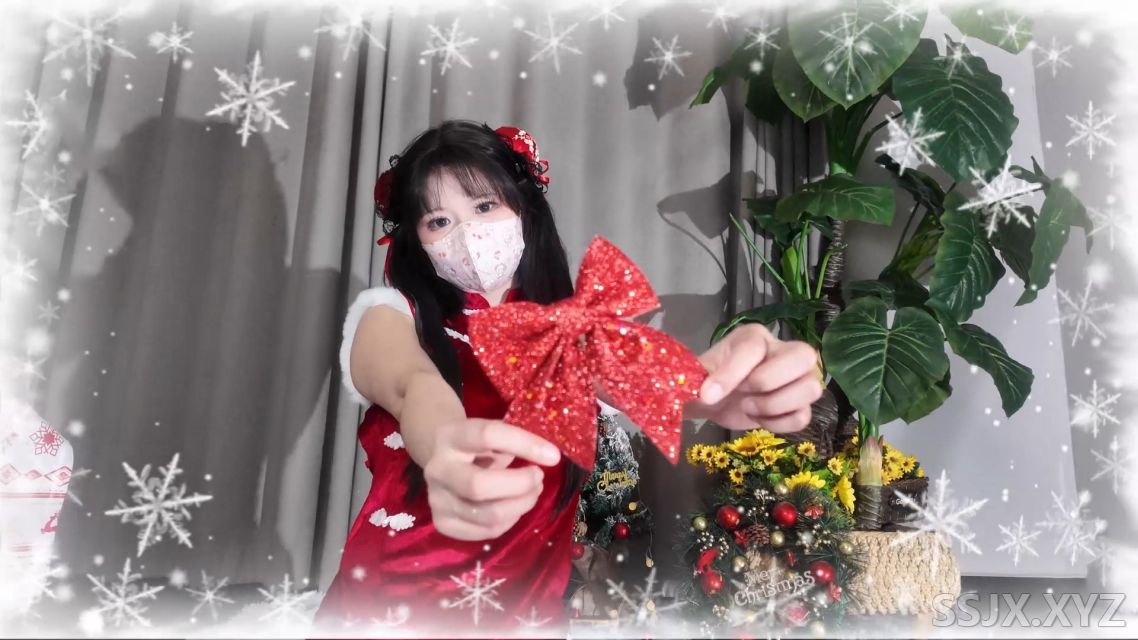 [1V/2.12G]小悠 - 白虎萝莉圣诞节上门送逼 白浆乱流疯狂抽搐